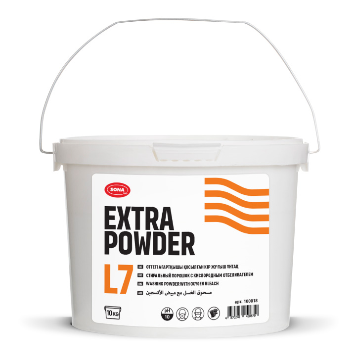 L7 EXTRA POWDER 10кг - Стиральный порошок с кислородным отбеливателем